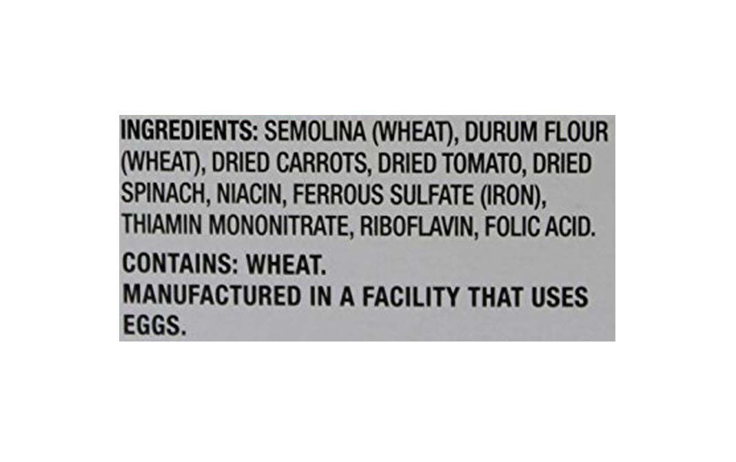 Ronzoni Garden Delight Tricolor Rotini Pasta   Box  340 grams
